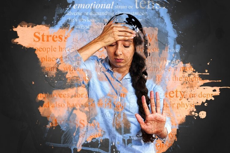 Stressed young woman