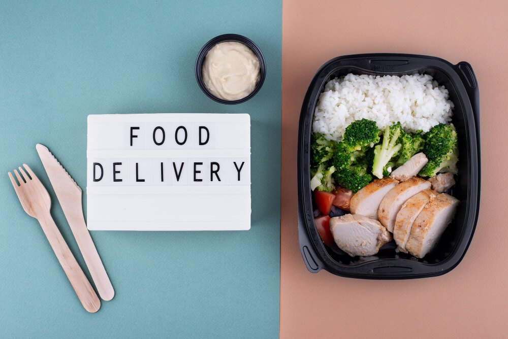 Food delivery service meal