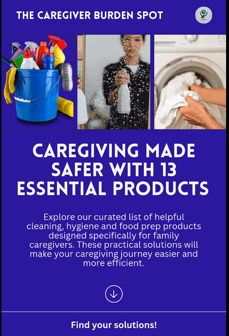 caregiver burden spot essential products pin