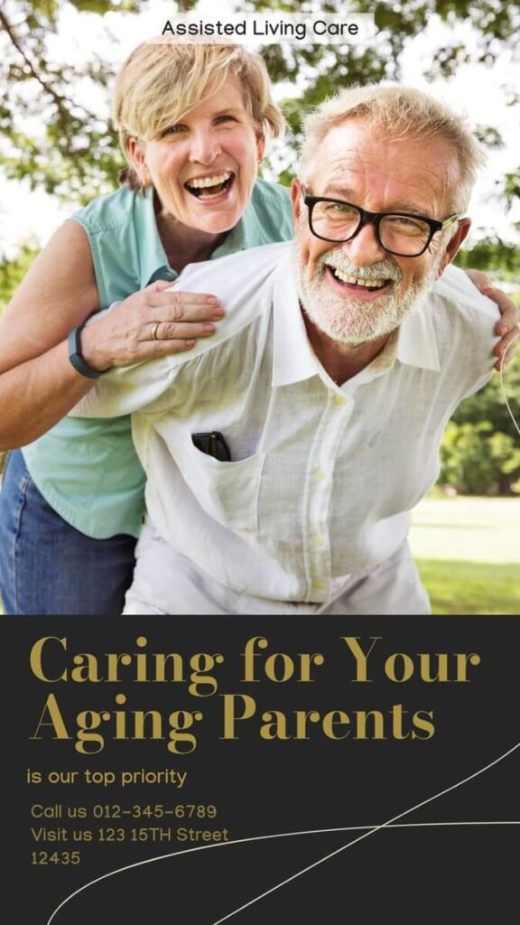 aging parents pinterest pin