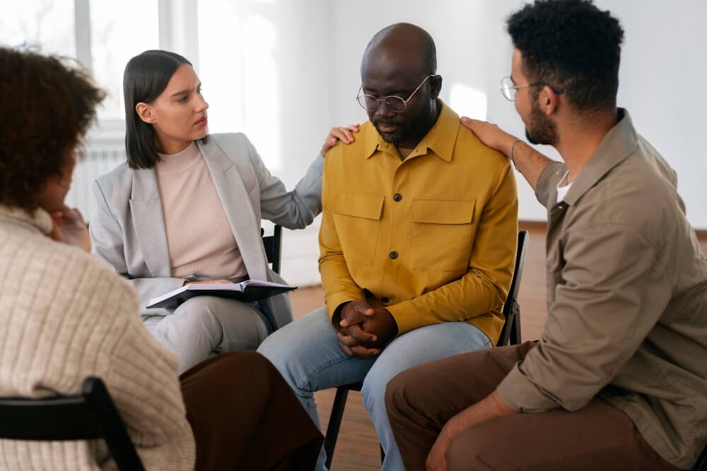 Group therapy session